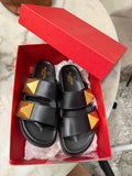 Valentino Garavani stud slides