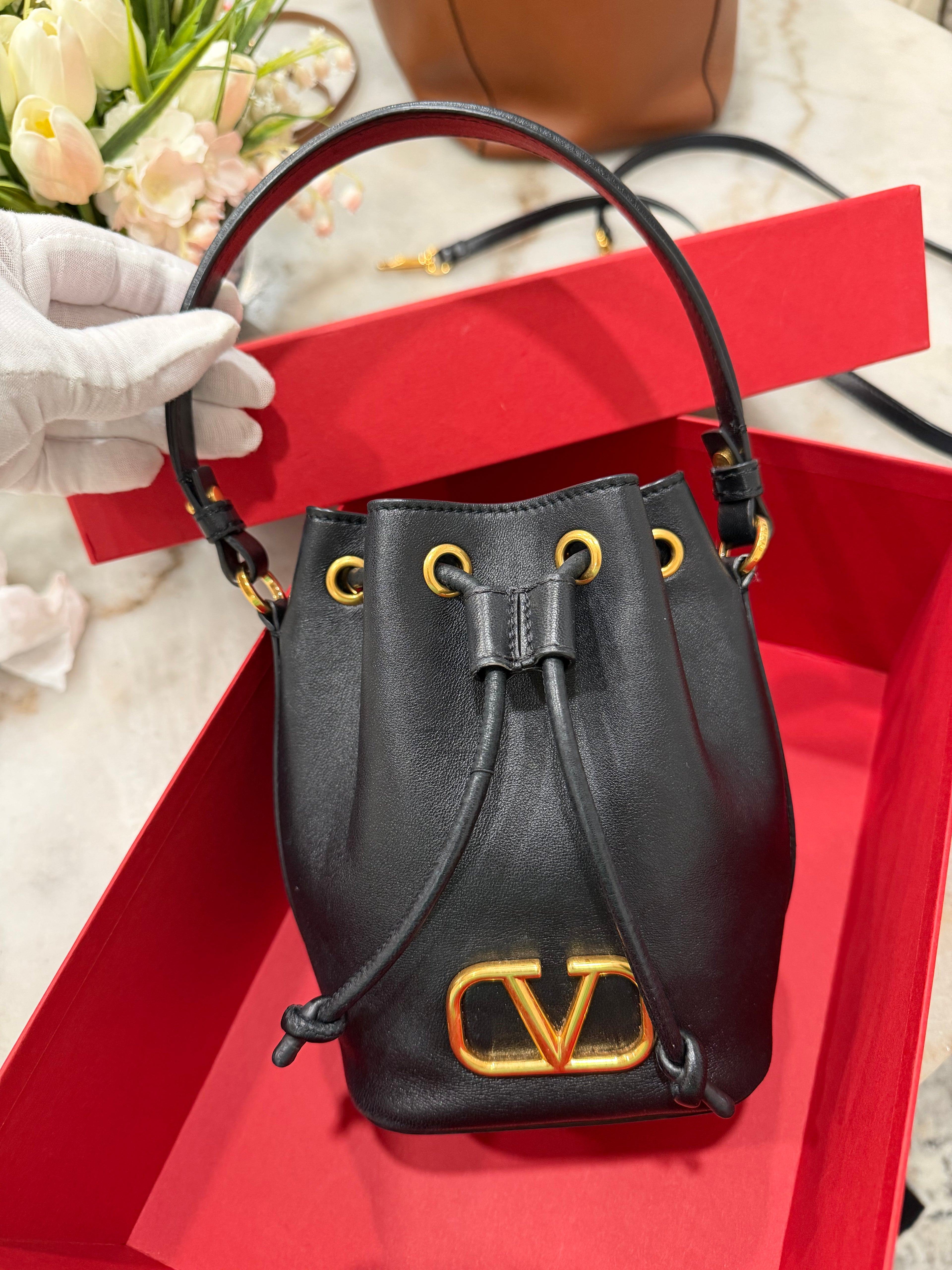 Valentino Vlogo mini bucket bag