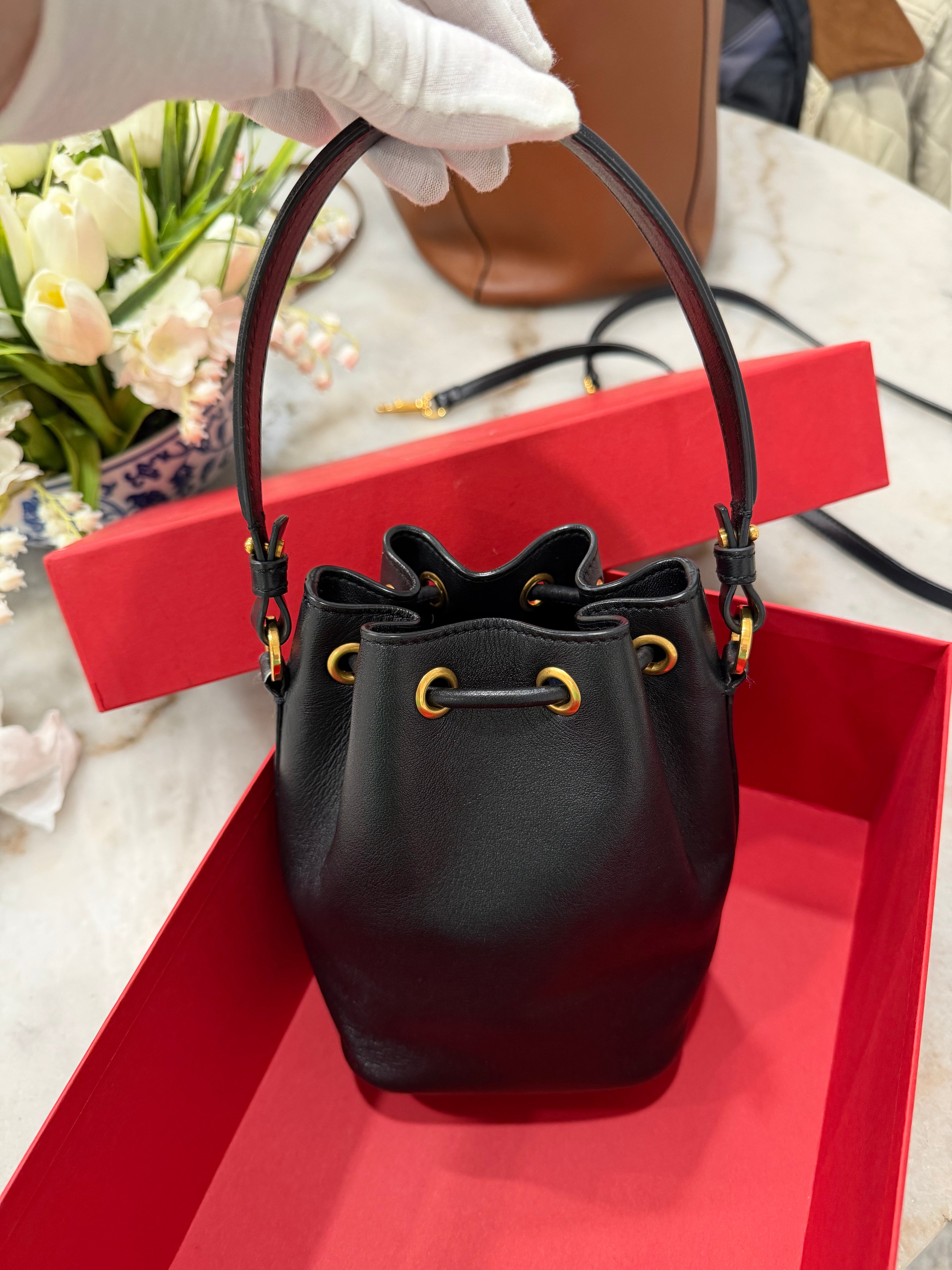 Valentino Vlogo mini bucket bag